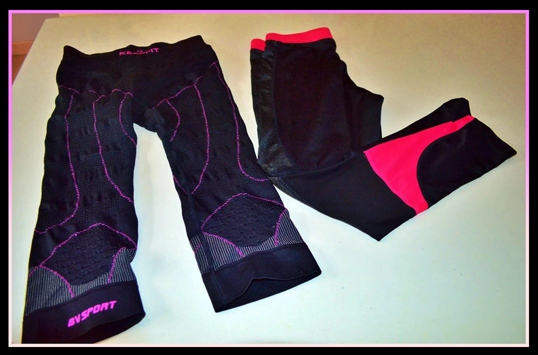 Lot Leggings Bv Sport Calzedonia – S – Noir – Coupe Sous Genou